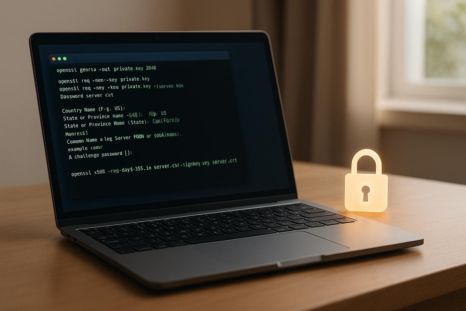 How to generate a valid self-signed SSL Certificate?
